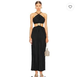 Cult Gaia Mitra Halter neck gown